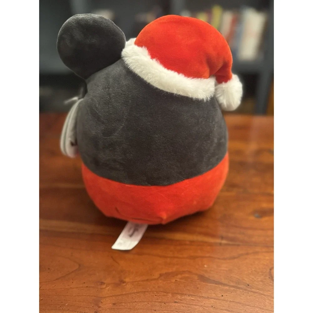 Squishmallow Disney Mickey Mouse Santa Hat Christmas Holiday Plush 10